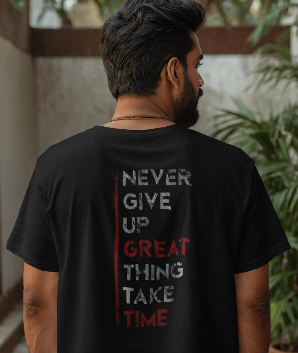 Greatness Takes Time,oversized T-shirt - Rockz